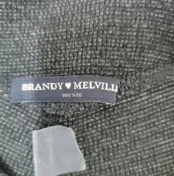 Brandy Melville Waffle Knit Leggings Lounge Pants One Size Comfy Trendy Soft - Picture 4 of 4